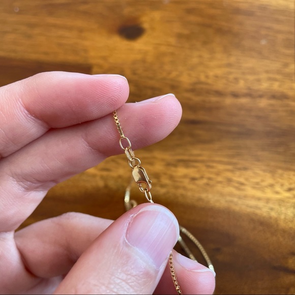 14K gold soccer ball charm necklace - Picture 7 of 9